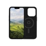 Custodia iPhone 14 Pro Dbramante 1928 Monaco Silicone Riciclato Nero