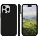 Cover iPhone 15 Pro Dbramante 1928 Monaco Silicone Nero