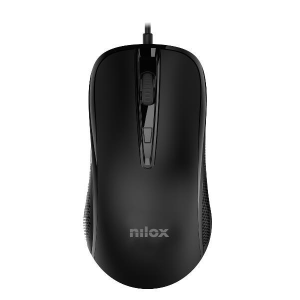 Mouse Ottico Nilox USB 2400 DPI Nero