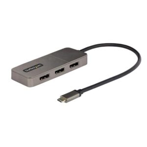Adattatore USB-C a DisplayPort Startech MST14CD123DP Grigio