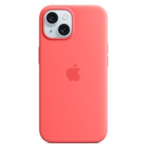 Cover iPhone 15 Apple MagSafe in Silicone - Guava