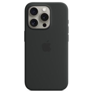 Cover Apple MagSafe Silicone per iPhone 15 Pro - Nero
