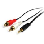 Cavo Audio Startech 3.5mm a 2 RCA Maschio 91 cm