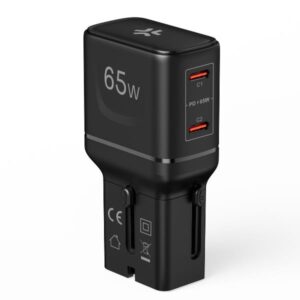 Caricabatterie Celly MULTIPLUGSL65W 65W USB-C Nero