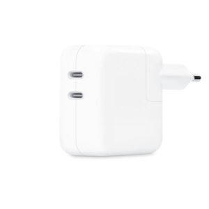 Caricabatterie Apple 35W a Doppia Porta USB-C Bianco