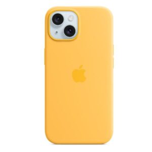 Cover iPhone 15 Plus Apple MagSafe Silicone Giallo