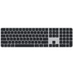 Tastiera Apple Magic Keyboard con Touch ID e tastierino numerico Tedesca nera