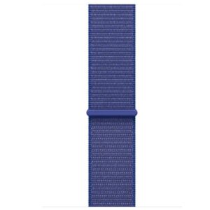 Cinturino Smartwatch Apple Sport Loop 46mm Blu Oltremare Nylon Regolabile