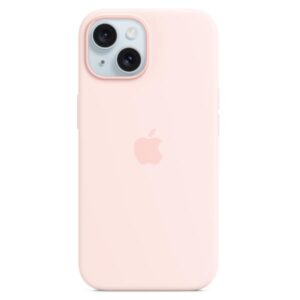 Cover Apple MagSafe Silicone per iPhone 15 - Rosa Confetto