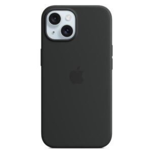Cover Apple MagSafe Silicone per iPhone 15 Plus - Nero