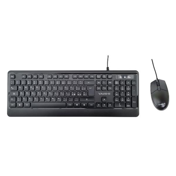 Mouse USB Yashi EXCLUSIVE Nero Ergonomico