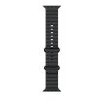 Cinturino Smartwatch Apple Ocean 49mm Nero Titanio Elastomero Regolabile