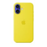 Cover iPhone Apple MagSafe Silicone Giallo Carambola per iPhone 16