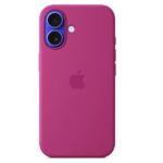 Cover Apple MagSafe Silicone per iPhone 16 Plus Fucsia