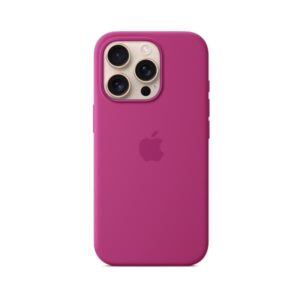 Cover Apple MagSafe Silicone per iPhone 16 Pro - Fucsia