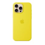 Cover Apple MagSafe Silicone per iPhone 16 Pro Giallo Carambola