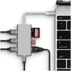 Docking Station USB-C Nilox Mini Silver Alluminio 3.1