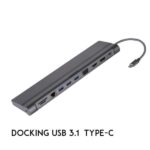 Docking Station USB-C Nilox 11in1 Alluminio Silver