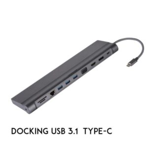 Docking Station USB-C Nilox 11in1 Alluminio Silver