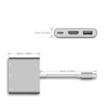 Docking Station USB-C Nilox Mini Silver Alluminio