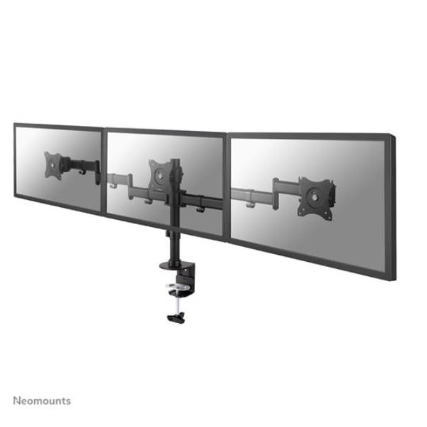 Staffa Monitor Neomounts NM-D135D3BLACK per 3 Schermi fino a 27"