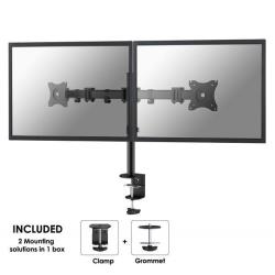 Staffa Monitor Neomounts NM-D135DBLACK per 2 Schermi fino a 27"