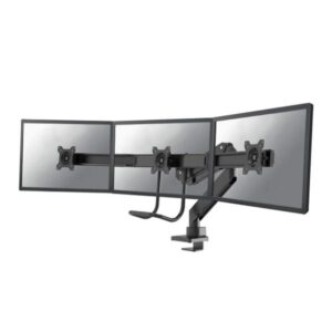 Staffa Monitor Neomounts NM-D775DX3 Black per Scrivania fino a 24"
