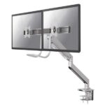 Staffa TV Neomounts NM-D775DXSILVER per 2 Schermi fino a 32″ Montaggio Palo