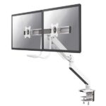 Staffa TV Neomounts NM-D775DX Bianca per 2 Schermi fino a 32″ Montaggio a Palo