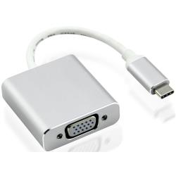 Adattatore USB-C VGA Nilox USB 3.1 Argento
