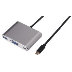 Hub USB Nilox Adattatore Multiporta USB-C 3.1 Alluminio