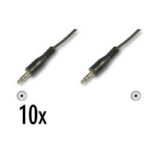 Cavo Audio Jack 3.5mm Nilox 1.5 metri (10 pezzi)