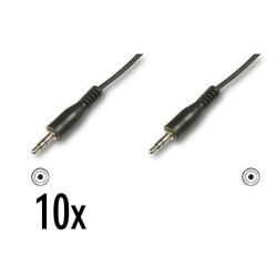 Cavo Audio Jack 3.5mm Nilox 1.5 metri (10 pezzi)