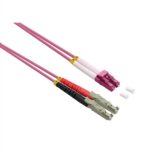 Cavo Fibra Ottica Nilox LC-LC 50/125µm 5 metri LSZH Viola