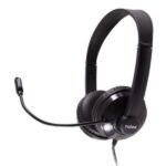 Cuffia PC USB Nilox TECH Multifunzione con Microfono Nero