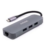 Docking Station USB-C Nilox Universale Grigio Alluminio