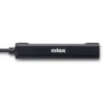 Hub USB Nilox USB-C 1x USB 3.2 3x USB 2.0 Nero