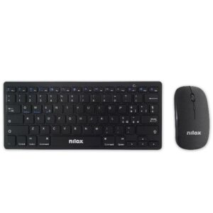 Kit Tastiera e Mouse Wireless Nilox Tech ITA Nero