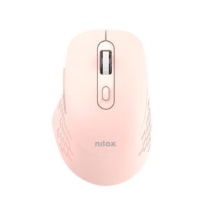 Mouse Wireless Nilox Dual Bluetooth 1600 DPI Silent Click Rosa