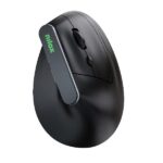 Mouse Wireless Verticale Nilox Tech Dual Bluetooth Ricaricabile 1600 DPI Nero