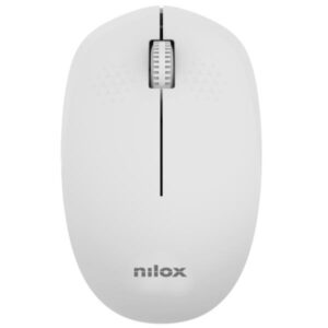 Mouse Wireless Nilox Tech 1000 DPI Bianco