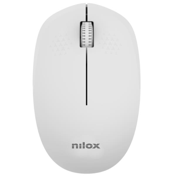 Mouse Wireless Nilox Tech 1000 DPI Bianco