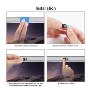 Copri Webcam Nilox per PC in Plastica Bianca