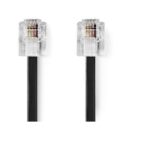 Cavo Patch RJ11 Nilox 2 metri Nero