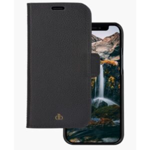 Custodia Smartphone Dbramante 1928 New York Pelle per iPhone 13 mini Nero