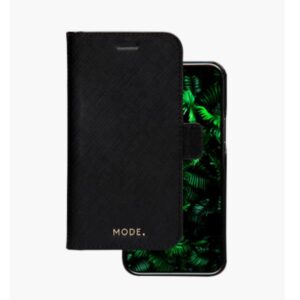 Custodia Smartphone Dbramante 1928 New York Pelle Saffiano per iPhone 12/12 Pro Nero