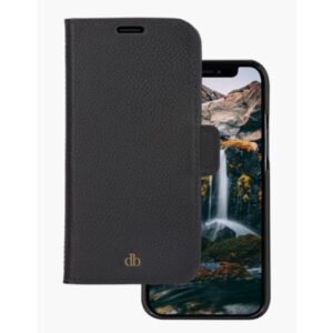 Custodia Smartphone Dbramante 1928 New York Pelle per iPhone 13 Pro Nero