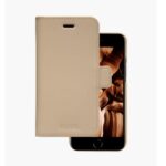 Custodia in Pelle Dbramante 1928 New York per iPhone SE/8/7 Rosa Sabbia