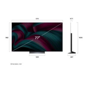 TV LG OLED77C5 77" 4K UHD Smart webOS25