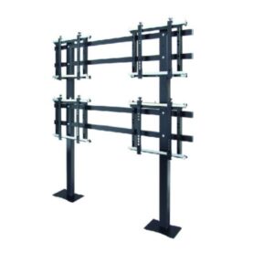 Staffa TV ITB Solution OM07096 Montaggio a Pavimento per 4 Schermi fino a 55"